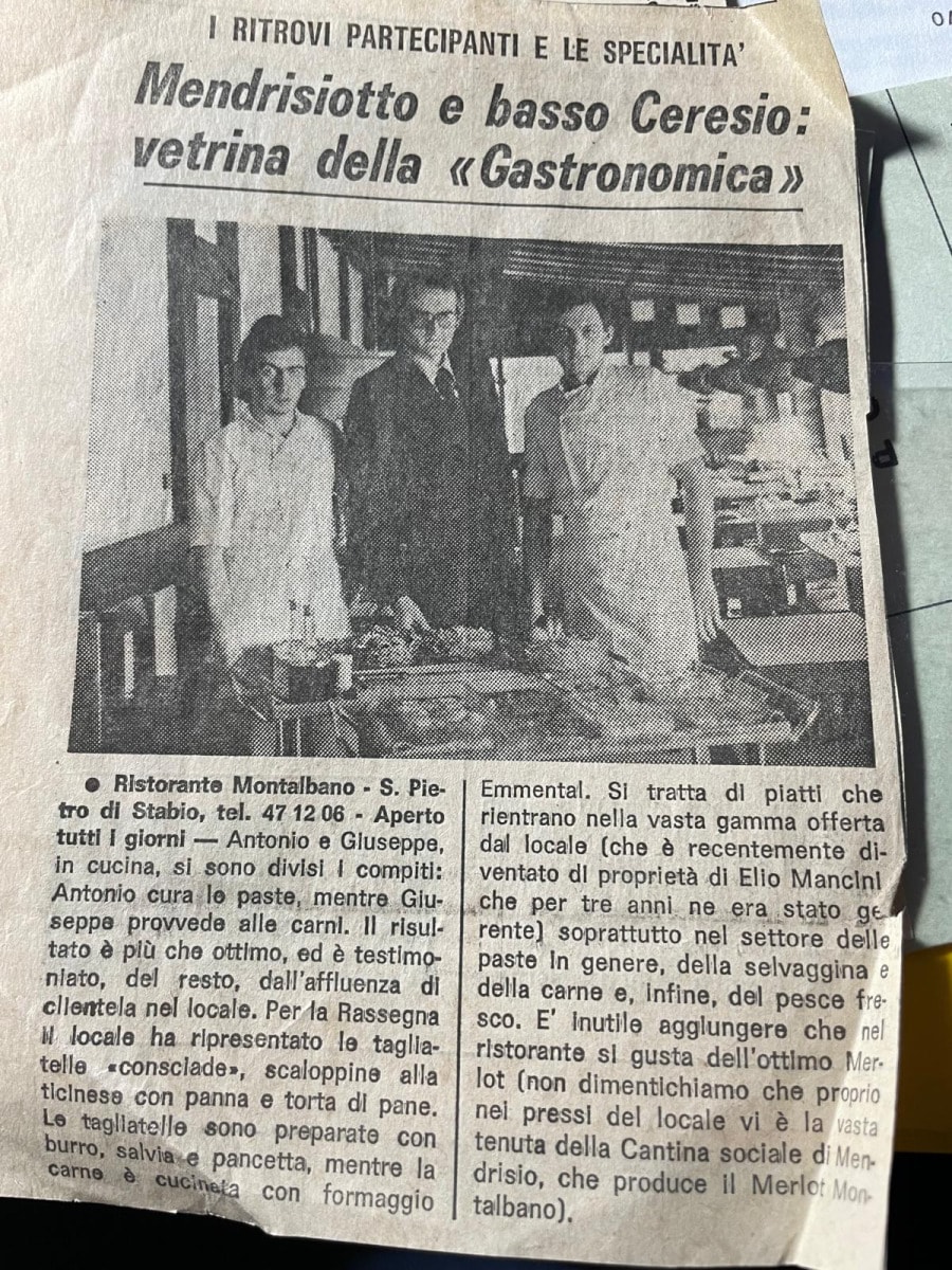 1976 Ristorante Montalbano