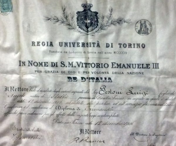 Inizio 900, Farmacia Pestoni