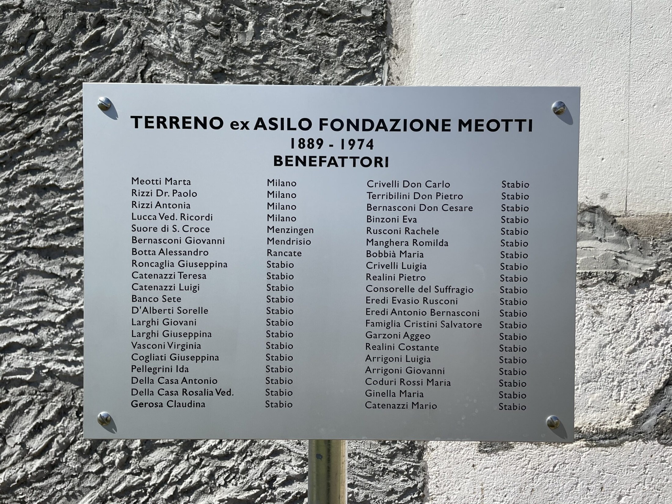Le Scuole e gli Asili
