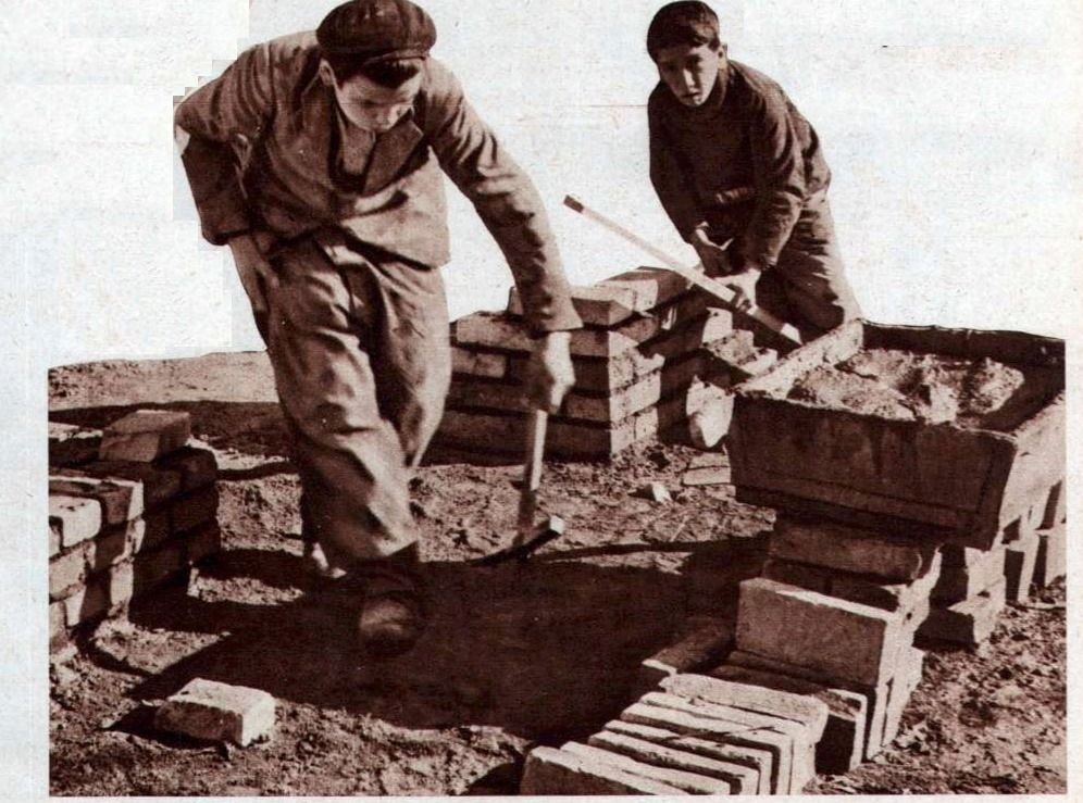 1934, La Costruzione della Voliera dei Fagiani