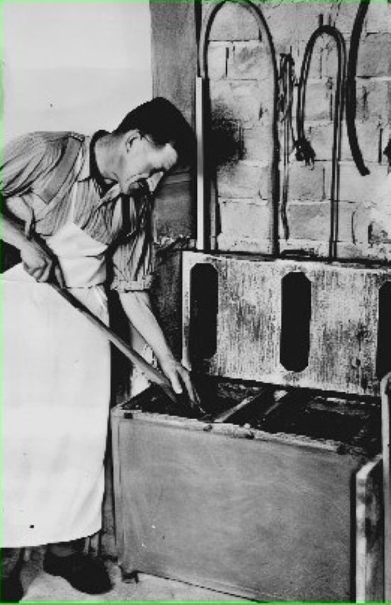 7 settembre 1940 Il dispositivo che fa raggiungere al fango la temperatura di 70 gradi.