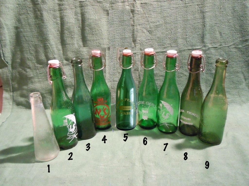 Anni 70-80, Le bottiglie di Gazosa