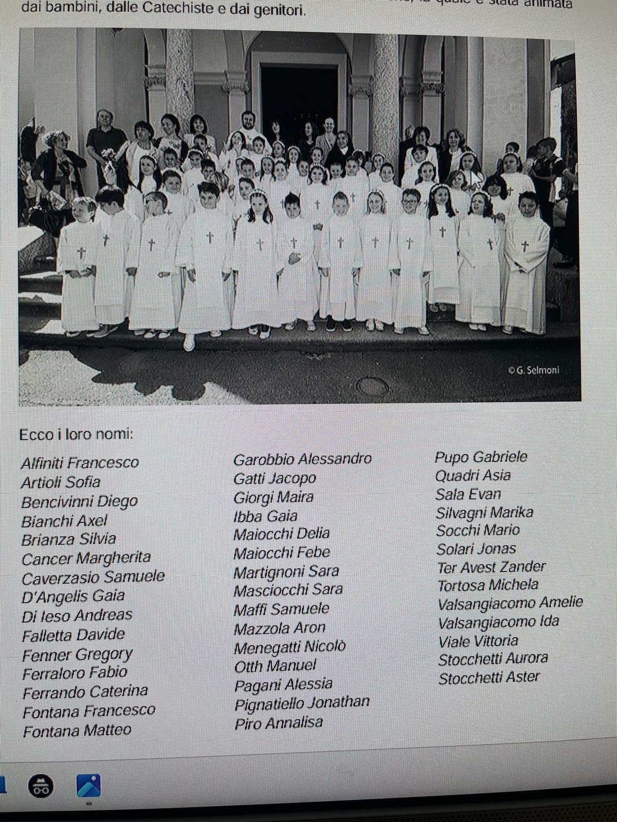 2015 Prima Comunione