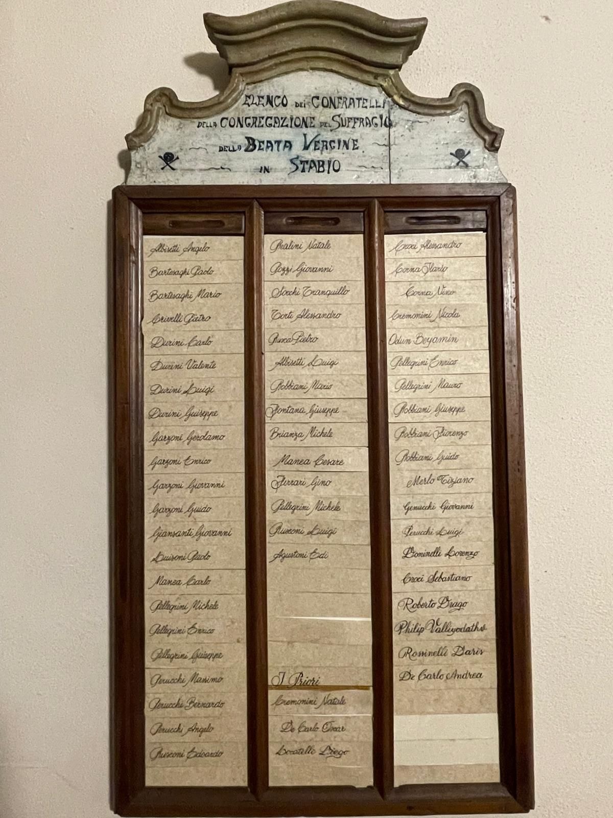 Tutti i membri della confraternita