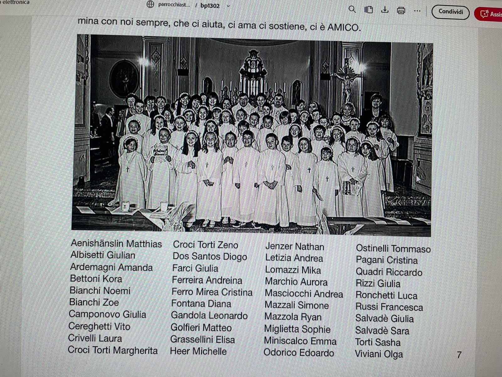 2013 Prima Comunione