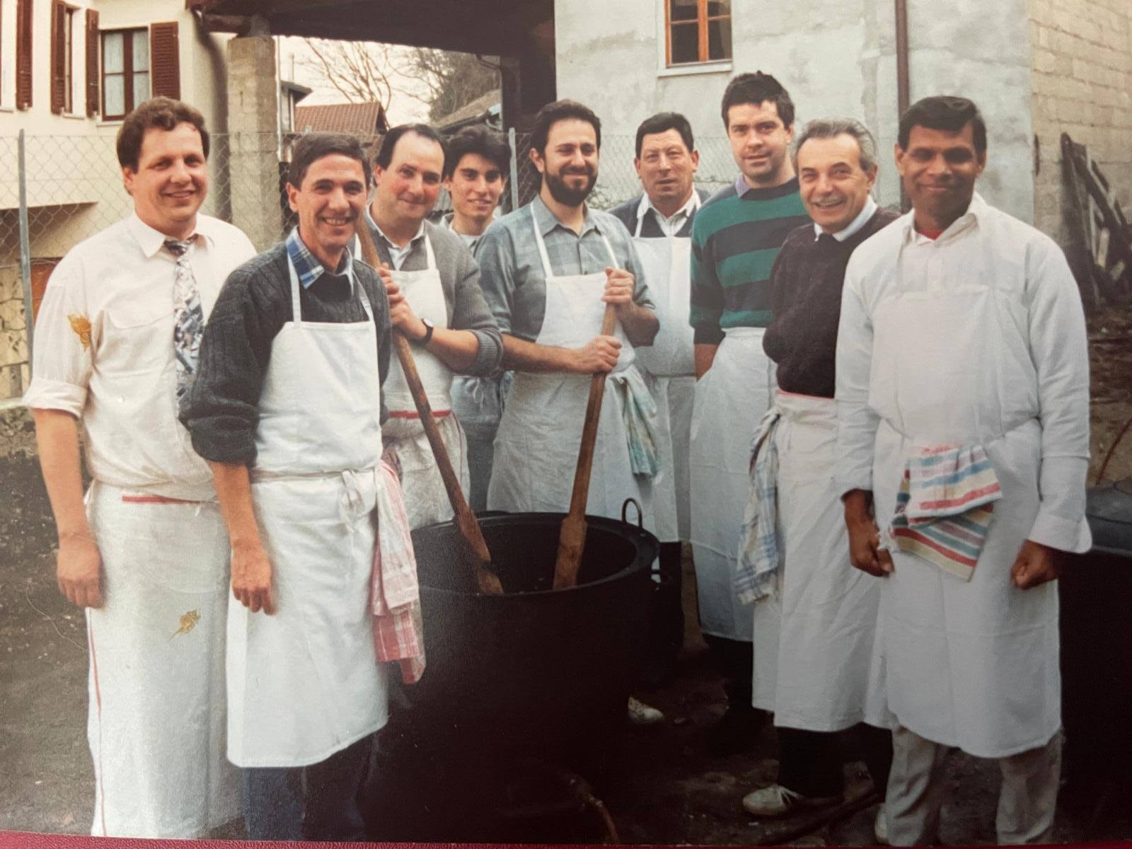 Fine anni 80, Team cucina