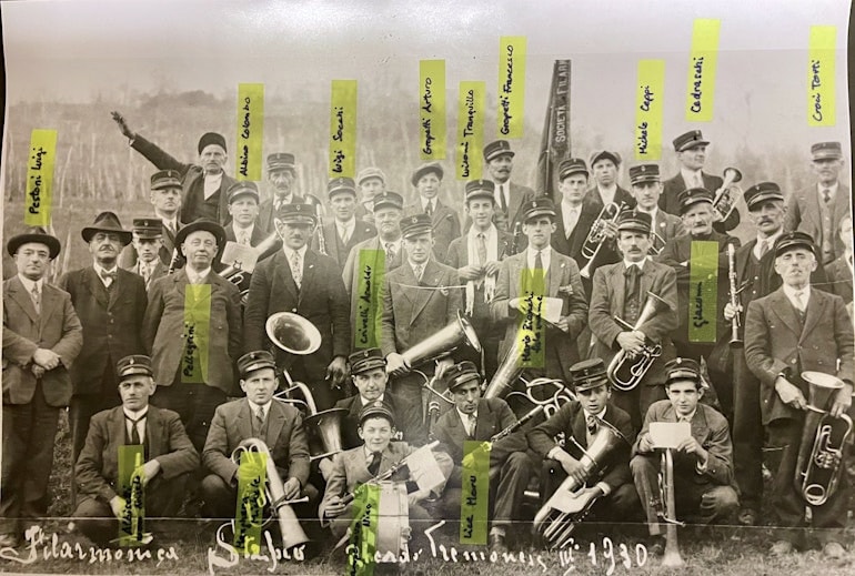 La Società  Filarmonica di Stabio e la Bandella