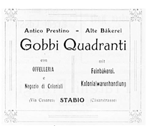 Anni 50, Quadranti Panettiere