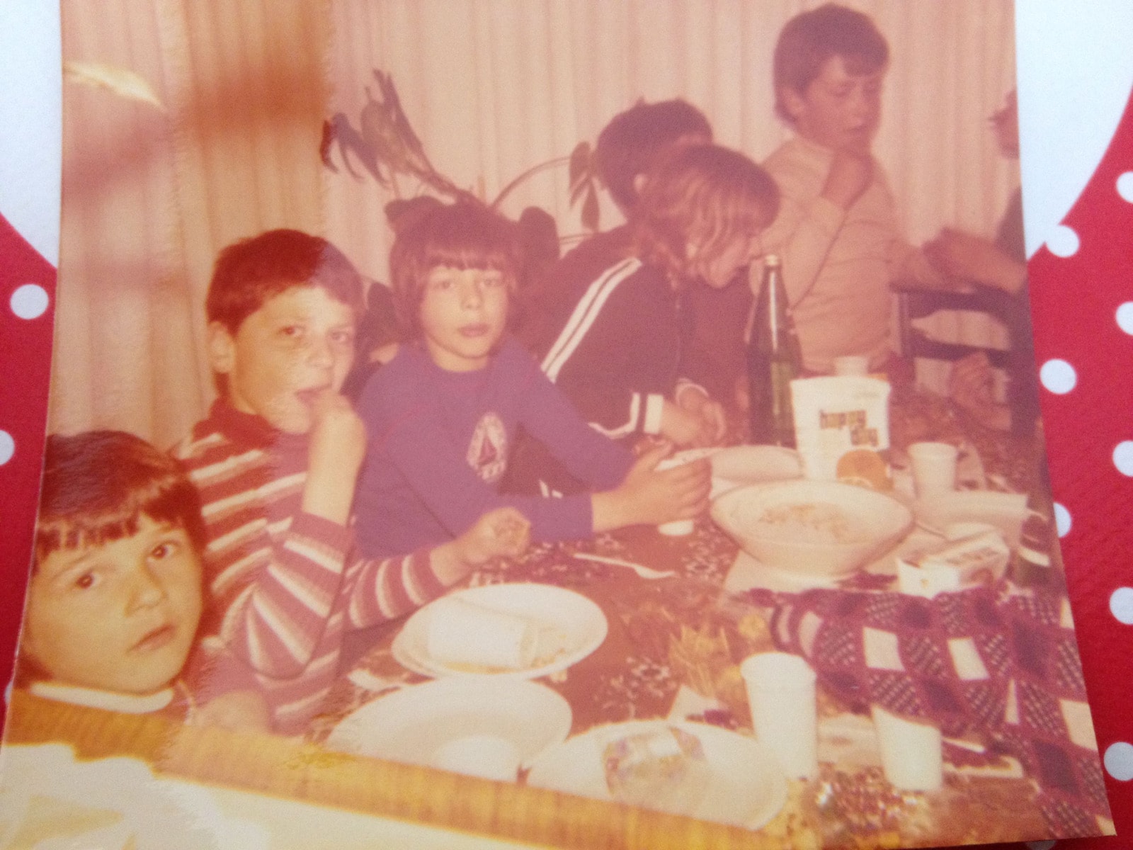 1975 Compleanno. Boris Albertini, Massimo Fontana, Antonello Realini, Pamela Castelletti, Luigi Robbiani