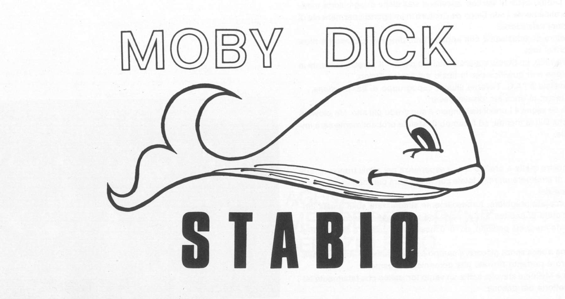 Anni 70 Moby Dick