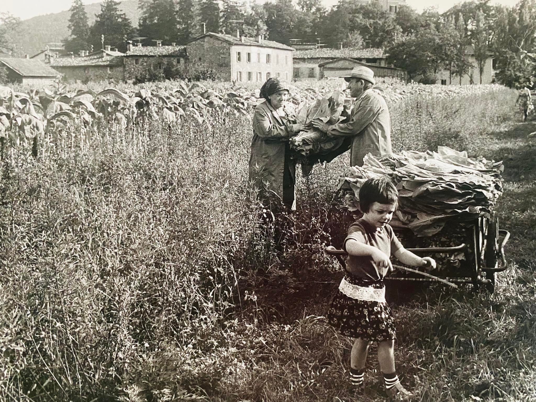 Anni 70 Elda e Riccardo Bernardi con Katia