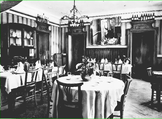 1936 La sala da pranzo dell’albergo