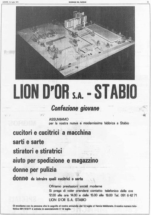 1971, Lion D'Or