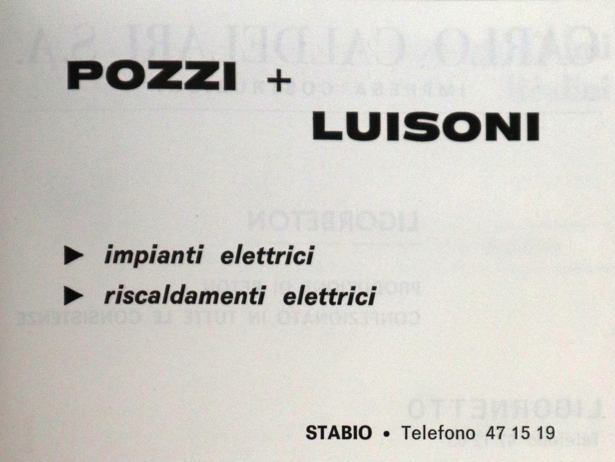 1980, Volantino Pubblicitario