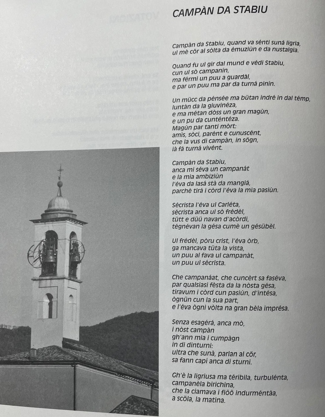 Campan da Stabiu parte 1 di Lino Albisetti
