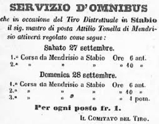 Tariffe Postali per Recarsi al Tiro