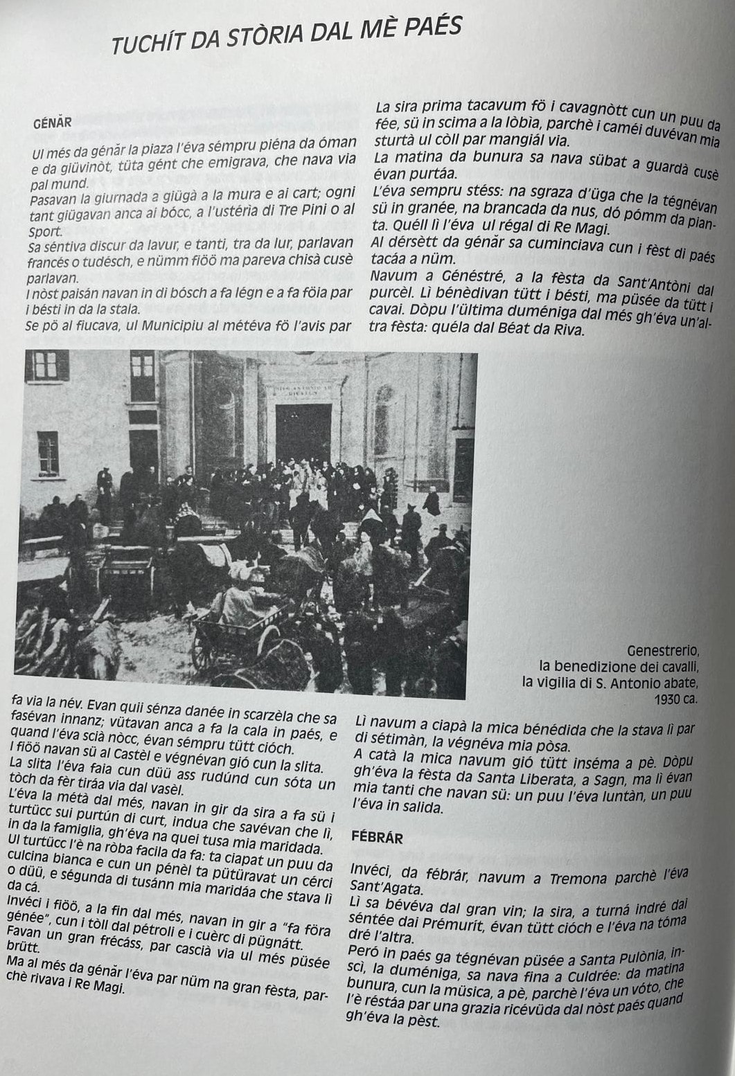 Tuchit da storia dal me paes Parte 1 di Lino Albisetti