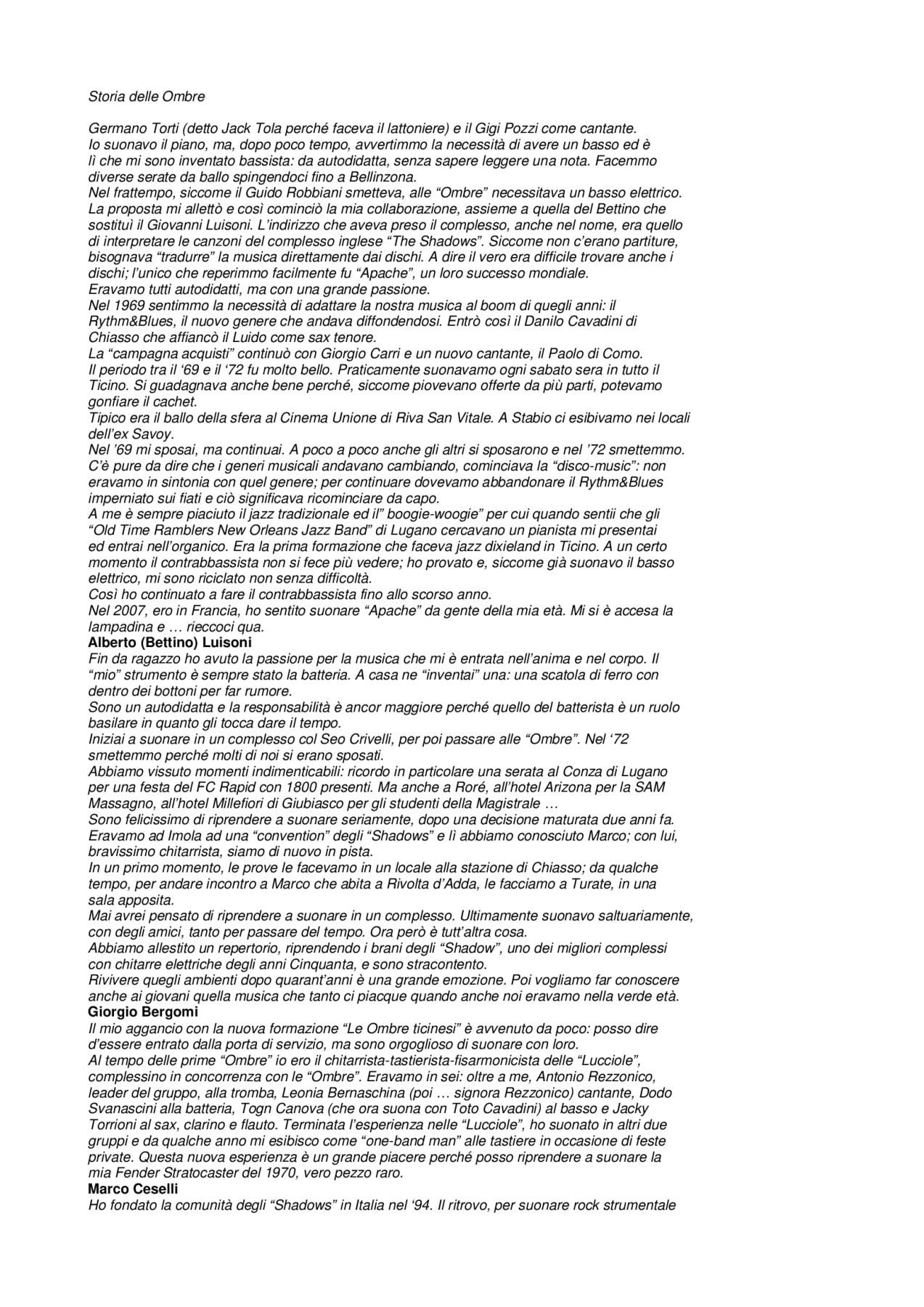 La Storia parte 1