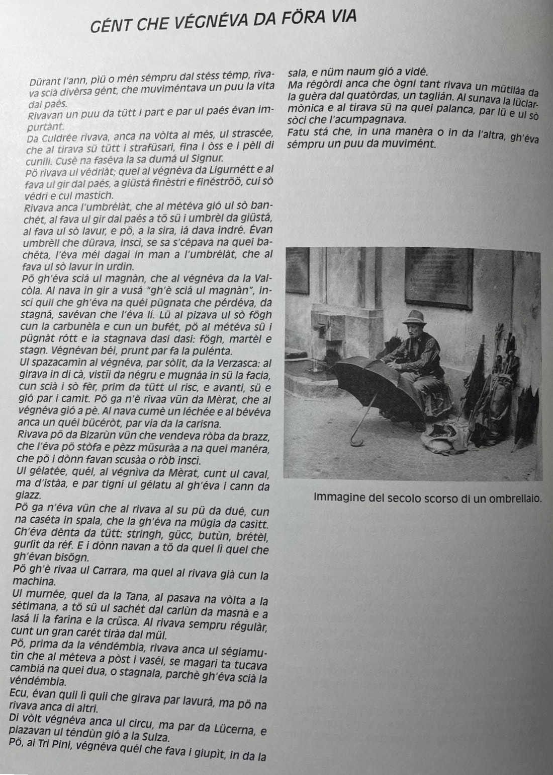 Gent che vegneva da fora via di Lino Albisetti