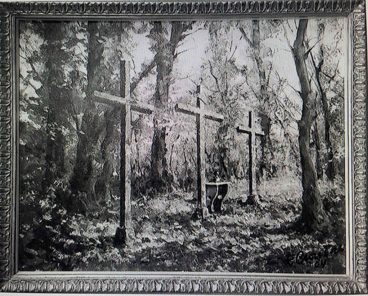 Le 3 Crocette Quadro di Emilio Croci Torti