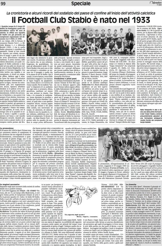 1933 Articolo di Giornale