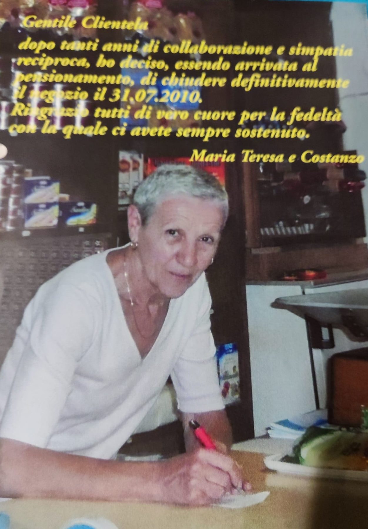 2010, Usego Chiusura 