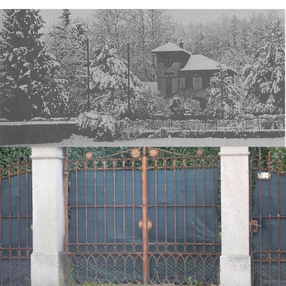 Anni 20. FRAMMENTI DI STORIA E MEMORIA  DELLA VILLA ALBISETTI E POI OLIVARI Il Comune di Stabio ha perso un pezzo importante della sua storia: la casa-studio del famoso scultore Natale Albisetti. Alla morte dell'artista, avvenuta nel 1923, la dimora fu acquistata dall'ingegner Gaspare Olivari (1880–1965), un professionista ticinese che aveva lavorato in Algeria realizzando importanti infrastrutture per l'esercito francese. Gli ultimi a risiedervi furono i membri della famiglia Schick; il loro figlio era un mio amico e, proprio per questo, ho avuto la fortuna di visitarne l'interno. Anche se l'edificio è stato abbattuto e ne è rimasto solo il cancello, la memoria di queste figure resta viva. Nel cimitero locale si può infatti visitare la Cappella Olivari-Caverzasio, una struttura monumentale progettata nel 1956 dallo stesso ingegnere, che rappresenta l'ultima grande testimonianza delle sue capacità tecniche. Per quanto riguarda Albisetti, l'amministrazione comunale ha accolto e valorizzato l'immenso patrimonio che lo scultore ha lasciato in eredità al borgo natale. Alla sua scomparsa, ha infatti destinato alla comunità l'intero contenuto dei suoi atelier di Parigi e del posto. Per onorare tale lascito, sono state investite risorse significative per dare vita, nel 2018, allo Spazio Albisetti, dove oggi sono custoditi i modelli originali in gesso, i busti e i bozzetti dell'artista.