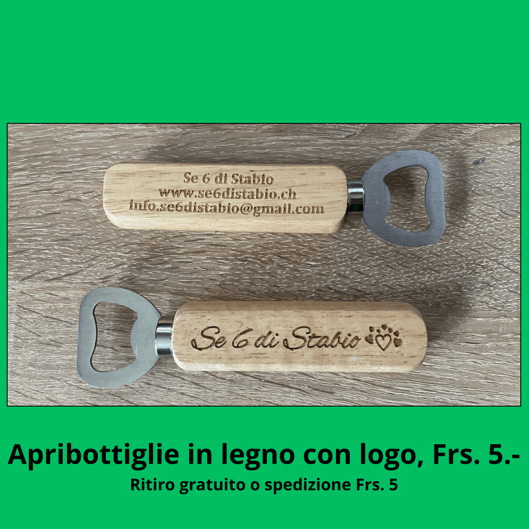 Apribottiglie in Legno