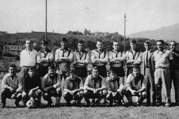 1967 IN PIEDI Croci Torti Antonio, Crivelli Gianfelice, Luisoni Antonio,Rusca Aldo, Toffoli Franco, Gualtiero Rusca, Ceppi Nicolino, Milanesi Dante, Sebastiani All, Crivelli addetto campo ACCOSCIATI Fontana Valerio, Emilio Binda ,Giudici Aldo, Croci Torti Claudio, Mombelli Sandro, Luisoni Mario, Della Casa Luciano "Brizzi"