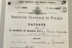 1918 Patente Esercizio Societa Cooperativa di Consumo