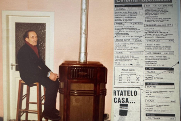 1973 Cine Bar SABATO 15 DICEMBRE 1973 ALLE 20.45 VENIVA PROIETTATO LULTIMO FILM AL CINEMA TEATRO 55 GIORNI DI PECHINO