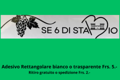 Adesivo Rettangolare