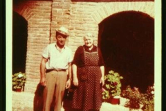 Lino Albisetti e sua mamma