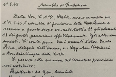 11.05.1945 Verbale Assemblea Fondazione Cassa Risparmio 1 