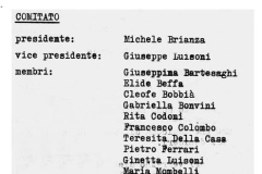 26.02.1981 Il Primo Comitato