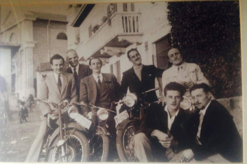 Anni 50 Luigi Bernasconi Pestoni, Modesto Giudici, Felice Croci Torti Ica, Franco Leoni