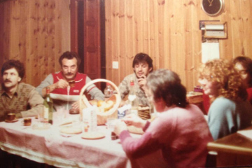 1978. Marco Rossi, Luigi Rossi, Fulvio Moretto, Isa Croci-Torti, Adriana Rossi