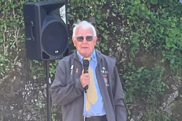 Festa 80° Soc. Tiro Aurora 8.05.2025-6 Discorso del Presidente Luciano Valsangiacomo