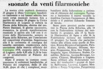 15.06.1978 Convegno Lugano, Gazzetta Ticinese
