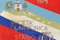 Società Filarmonica Stabio. La bandiera è inaugurata nel 1979 durante i festeggiamenti del 90°