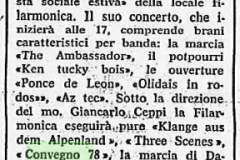 28.06.1978 Feste Estive Gazzetta Ticinese