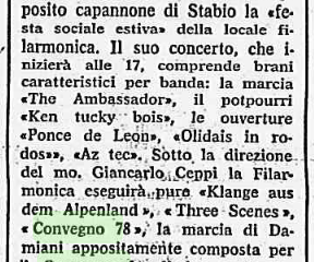 28.06.1978 Feste Estive Gazzetta Ticinese