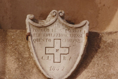 1852 Stemma costruzione campanile