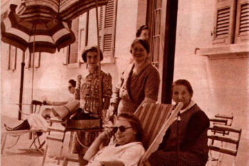 1940 Ospiti dell'istituto dopo i bagno