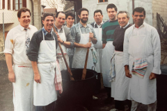 Fine anni 80, Team cucina